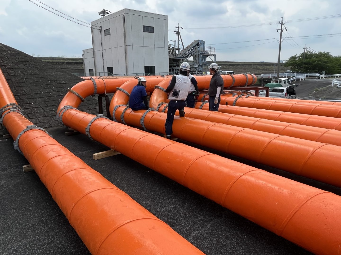 【豪雨対策】仮設排水ポンプ設備<br>（レンタル）