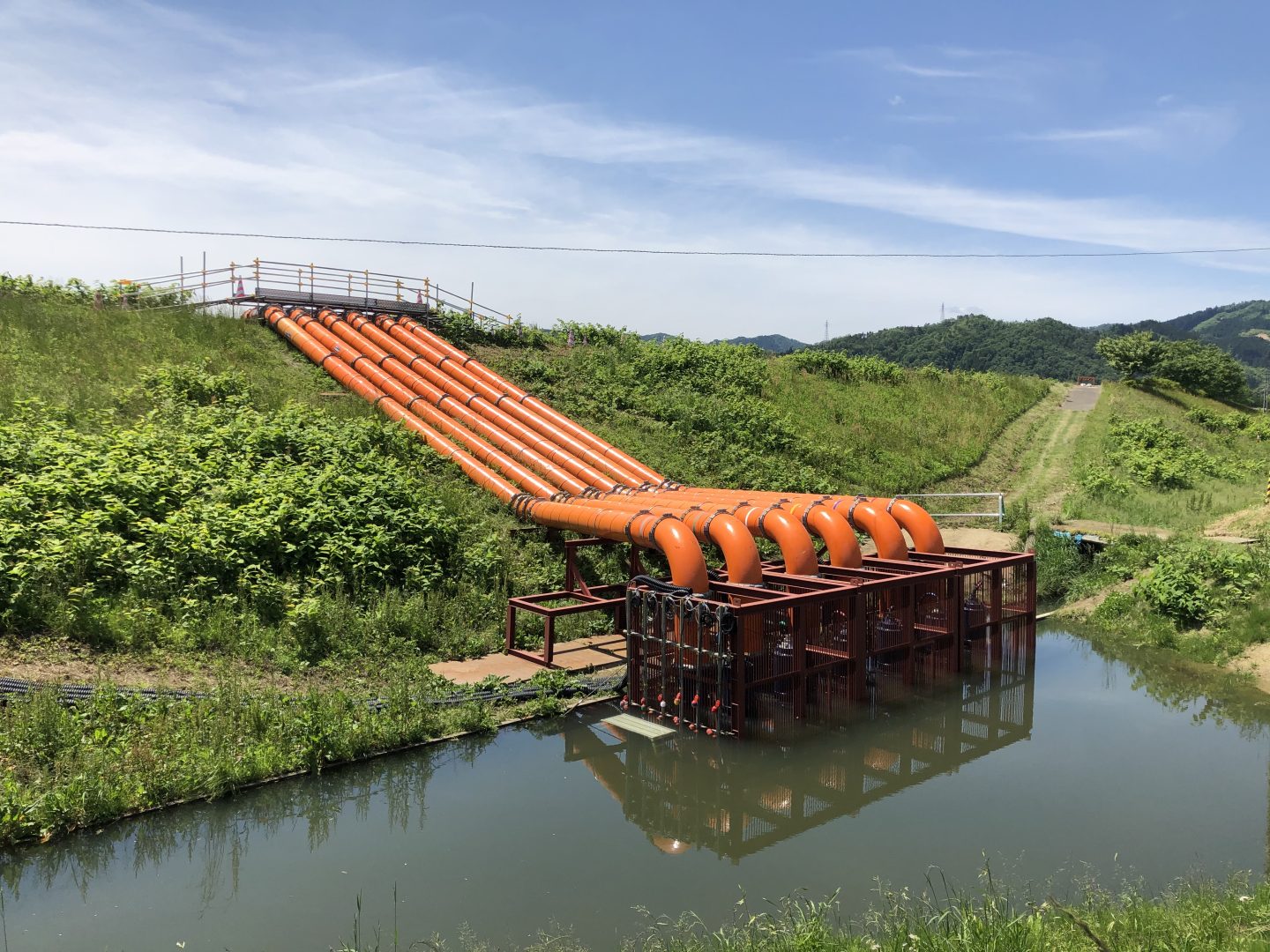 【豪雨対策】仮設排水ポンプ設備<br>（レンタル）