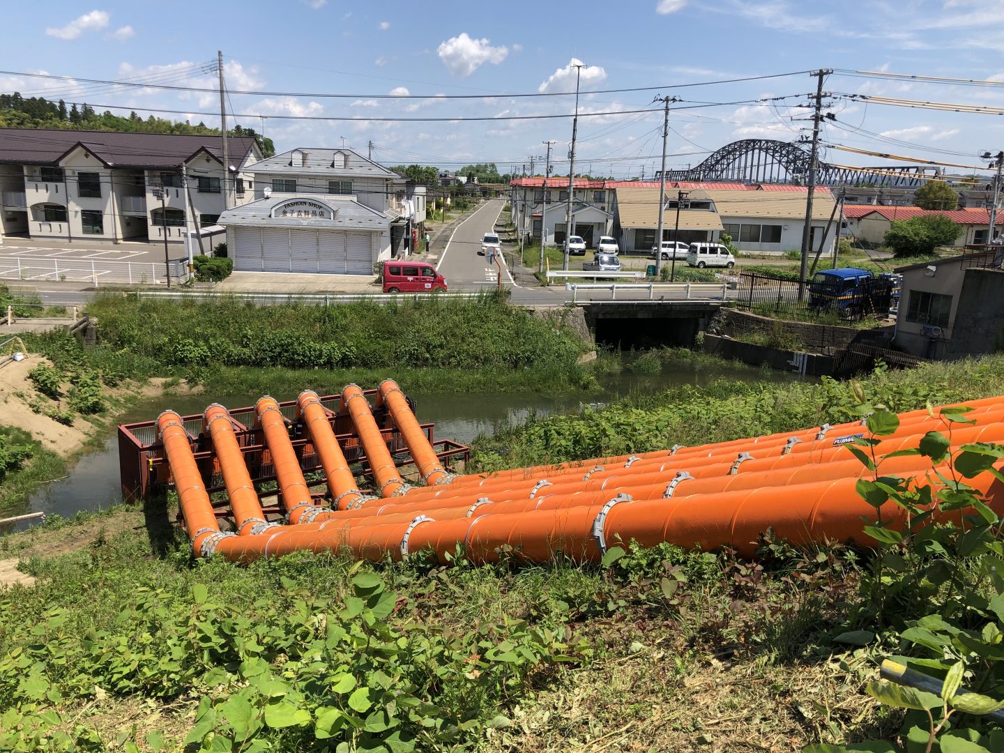 【豪雨対策】仮設排水ポンプ設備<br>（レンタル）