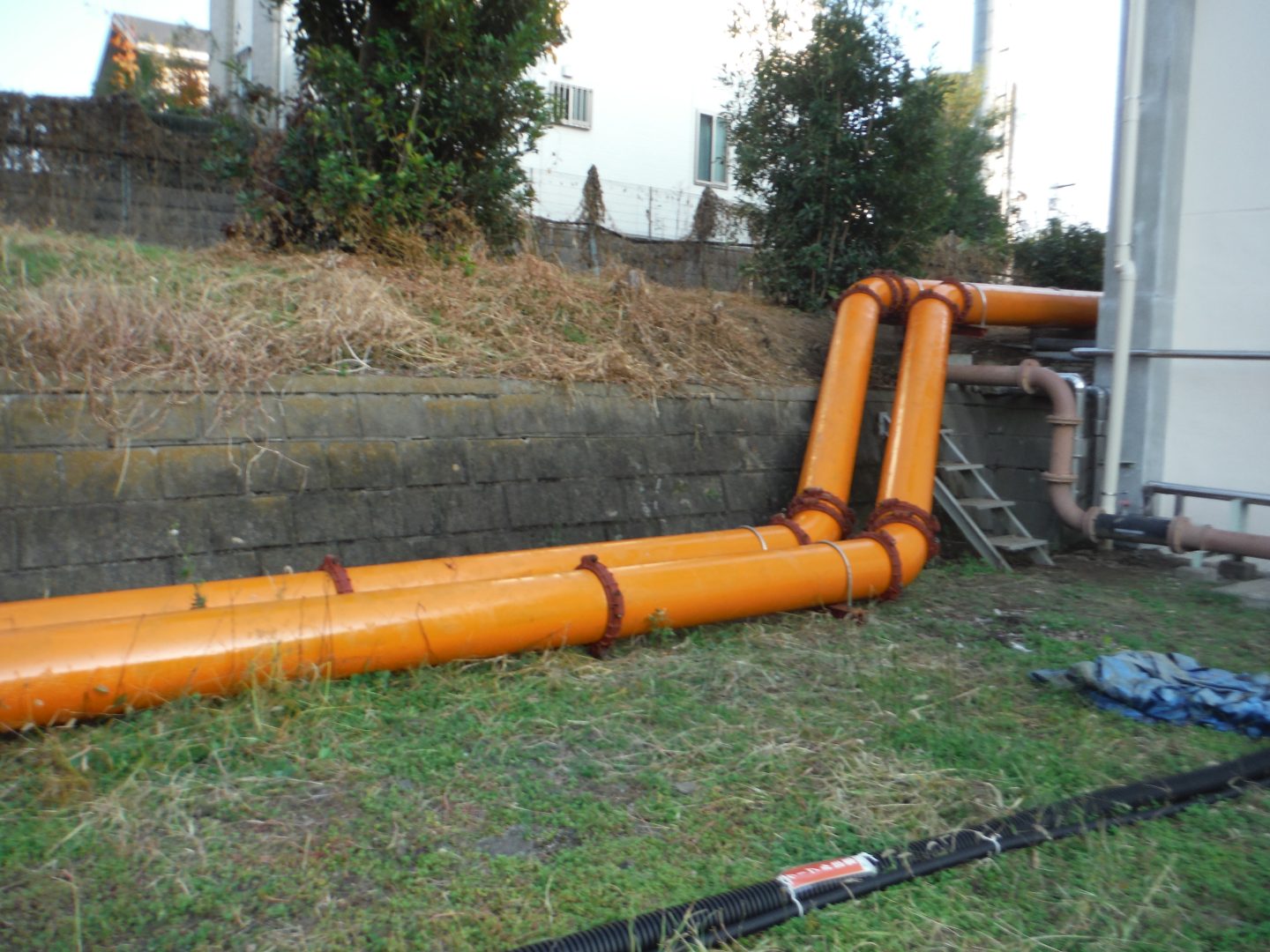 【下水道仮設ポンプ】常設ポンプ修繕時の仮設ポンプ設備（レンタル）　　☝さらに詳細は写真をクリック☝